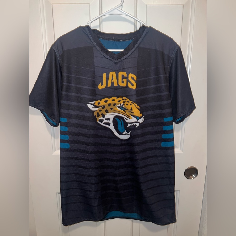 Women’s Jacksonville Jaguars Flag Football Short Sleeve Jersey